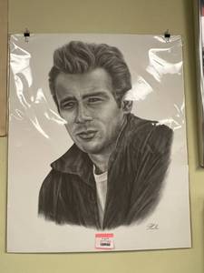 lot 438 image: 1994 James Dean Print 20 x 24