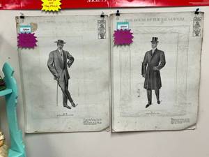 lot 446 image: 1910 Mens Suit Ads