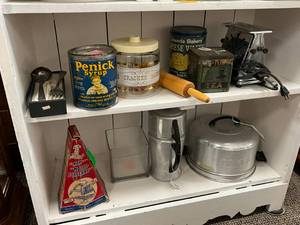 lot 451 image: Antiques & Collectibles on 2 Shelves