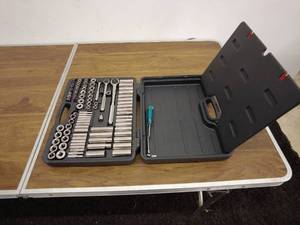 lot 53 image: Socket Set in Case and YETI Cooler