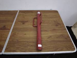 lot 60 image: Red Metal Post Driver