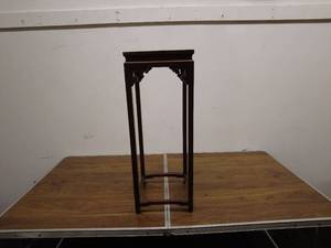 lot 98 image: Antique Wooden Plant Stand