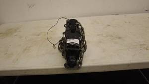 lot 188 image: Heavy-Duty Trailer Tongue Coupler with Safety Chains
