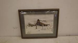 lot 195 image: Limited Edition Framed Print Waiting Refuge by Jon Crane