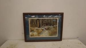 lot 197 image: Framed Limited Edition Pheasant Artwork by Plashaert