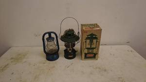 lot 202 image: Lot of Vintage Coleman Lanterns with Original Box