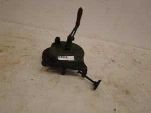 lot 233 image: Vintage Hand-Crank Bench Grinder