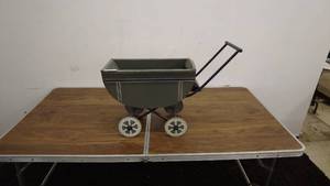 lot 123 image: Vintage South Bend Toy Co. Childs Toy Stroller
