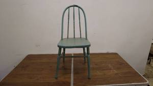 lot 150 image: Vintage Wooden Chair with Spindle Back