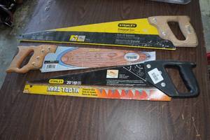 3 Handsaws