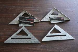4 Aluminum Squares