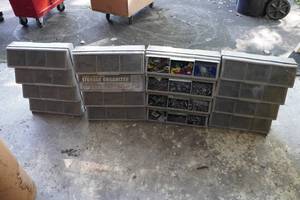 4 12-Bin Clear View Storage Organizers