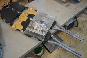 G & V Homemade Snowshoes with Rubber Bindings