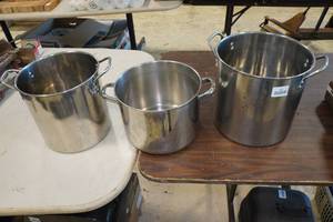 3 Stock Pots