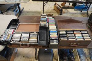 Large Assortment of Cassettes and 8 Tracks