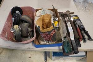 Assorted Tools and Casters