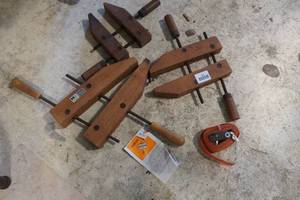 3 Wood Clamps