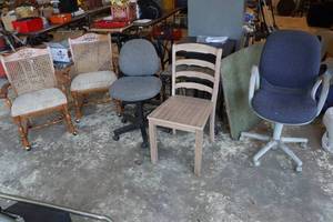 Assorted Furniture - Table, Chairs, Office Chairs