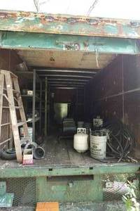 Contents of Box Truck - Many Hydraulic Components, Galvanized Sheets