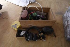 Assorted Aviation Electronics and Vintage Goggles