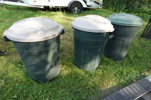 3  Trash Bins