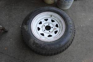 Spare Trailer Tire with Wheel ST20574D15