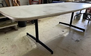 Plastic 8 Conference Table