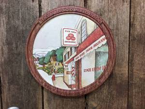 lot 119 image: Vintage State Farm Insurance Advertiser Hanger