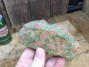 lot 165 image: Raw Chunk Unakite Jasper