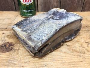 lot 167 image: Large Slab Knife River Flint - Check It out