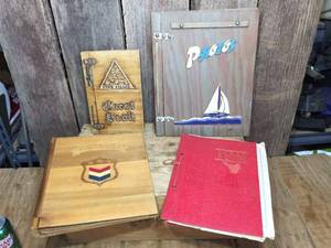 lot 192 image: Vintage Guest Book - Scrap Book - US Army - Photo Book
