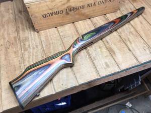 lot 223 image: Laminate Wood Rifle Gun Stock