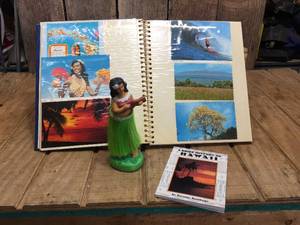 lot 232 image: Vintage Hawaii Post Cards - Hula Girl - History