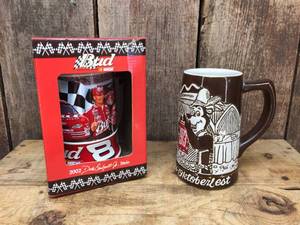 lot 260 image: Hamms & Budweiser Steins