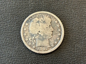 1892 Barber Quarter