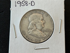 1958-D Franklin Half Dollar