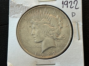 1922-D Peace Dollar
