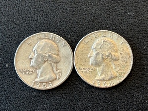 Silver Washington Quarters