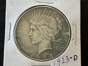 1923-D Peace Dollar