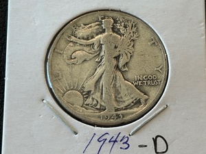 1943-D Walking Liberty Half Dollar
