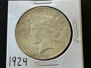 1924 Peace Dollar