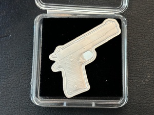 5 Gram .999 Fine Silver Pistol