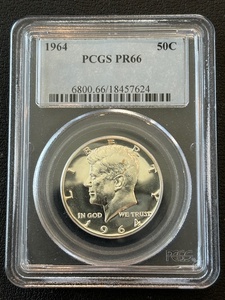 1964 Kennedy Half Dollar Proof PCGS PR66