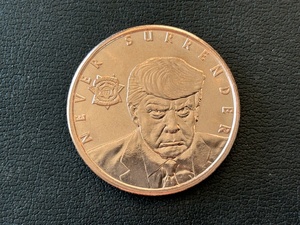 1 Ounce .999 Fine Copper Round Donald J. Trump