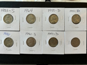 Buffalo and Jefferson Nickel