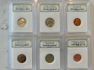 Jefferson Nickels and Lincoln Cents