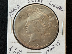 1922-S Peace Dollar
