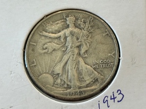 1943 Walking Liberty Half Dollar