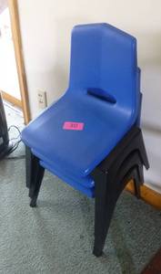 lot 30 image: THREE toddler chairs