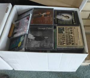 lot 34 image: Box of probably 100 Classical and Jazz CDs